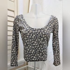 Vintage Hollister Long Sleeve Crop Top - Size Small